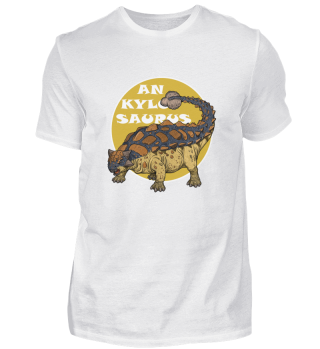 Dino T-Shirt. Dinosaurier Ankylosaurus.