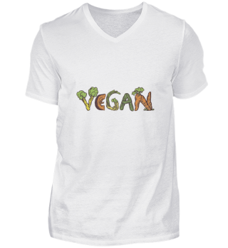 Vegan Vegetables, Lettering