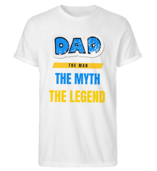 Father's Day Gift Ideas Dad The Man The Myth The Legend Black