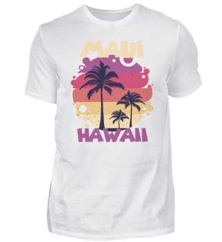 Retro Palme Hawaii Maui Urlaub Ozean