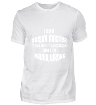 Scrum Master Geschenk T-Shirt