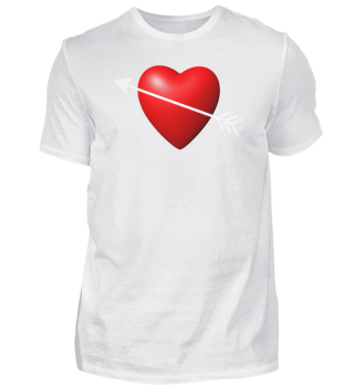 Valentines Day Arrow Heart Matching Gift