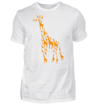 Giraffe Tiere lustiges Shirt Geschenk Afrika