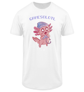 Gamesolotl Gamer Holic Pink Mom Kawaii Axolotl