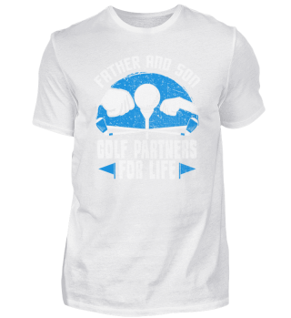 Golf Golfer Golfen Vater & Sohn Partner