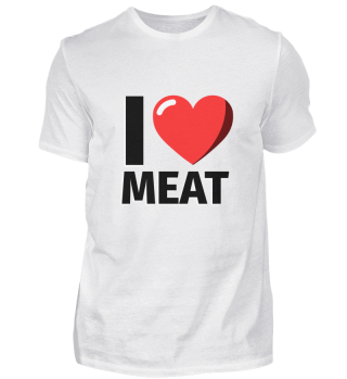 I Love Meat Meat - Illustration