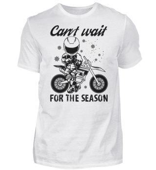 Biker - Can't wait for Season - Black Design