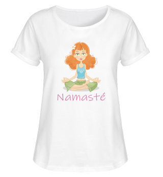 Namaste Funny Yoga Girl T-Shirt