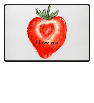 Love Erdbeere Valentinstag Geschenk idee