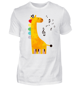 Giraffe Klavier Piano Musiknoten Sound