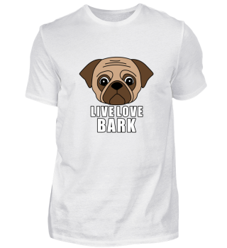 Live Love Bark Hund