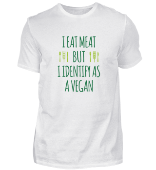 I eat meat vegan Geschenk Pflanzen Bio