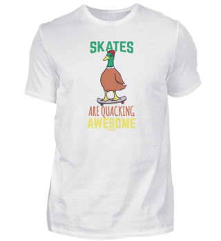 Skateboard Ente lustiger Spruch für Kind