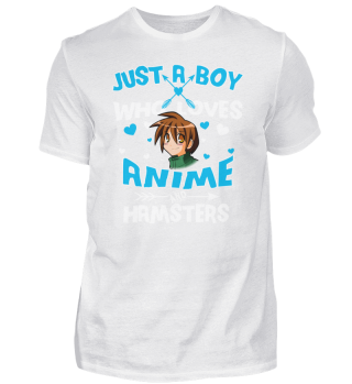 Boy Who Loves Anime & Hamster