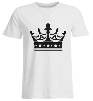 Crown symbol king emperor queen middle a