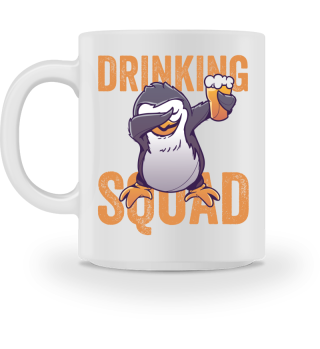 Dabbing Penguin Drinking Squad