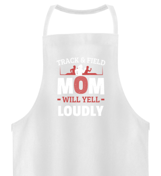 Track And Field Mom Yell Loudly Marathon Runner