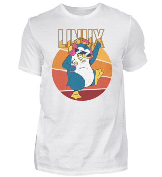Party Linux Root Cool Penguin Nerd Game Programmer