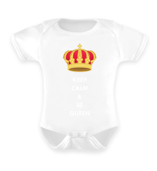 Keep Calm T-Shirt Königin Krone Queen