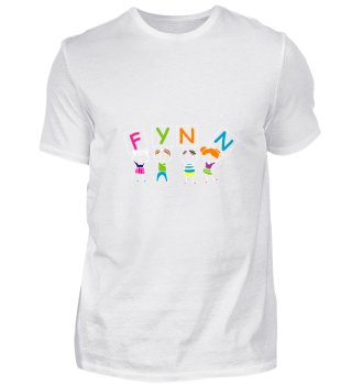 Fynn T-Shirt Name Vorname Kind