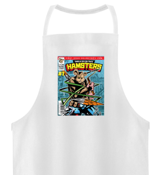 Hamster superhero, comic book cover