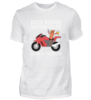 Bier Bacon Motorräder Waffen & Freiheit